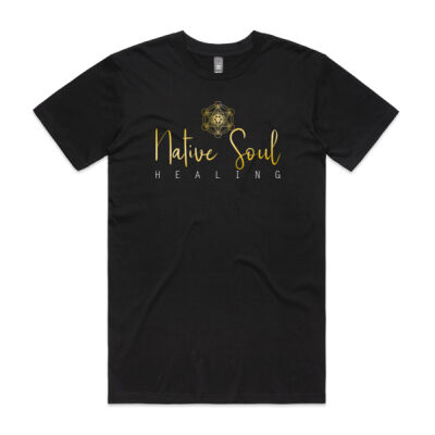 Native Soul Healing Classic Black Tee Thumbnail